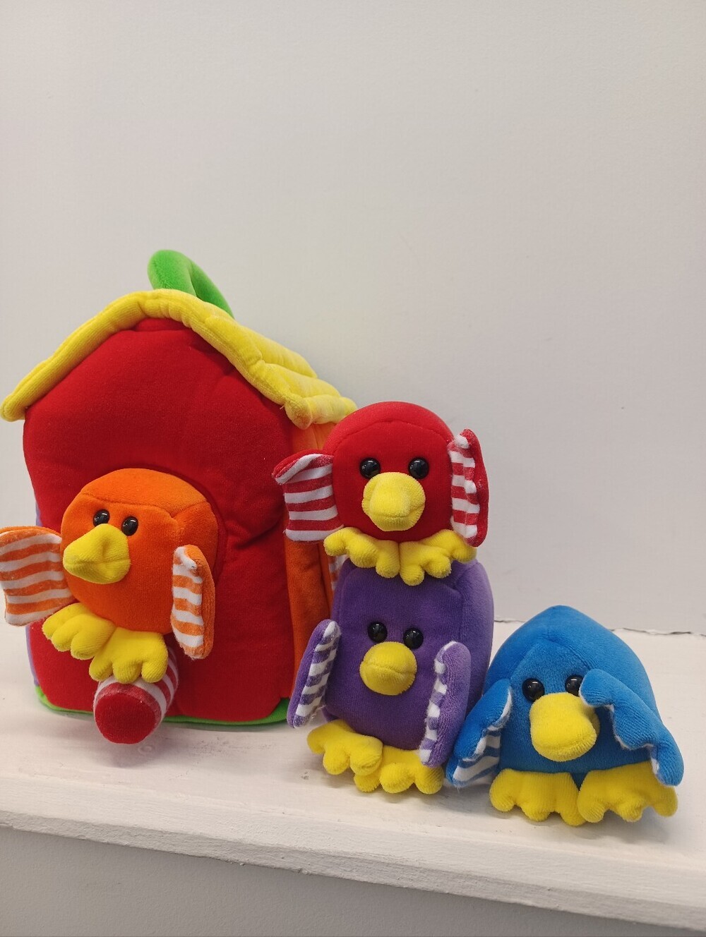 Melissa And Doug Bird House Shape Sorter Sensory Nesting Toy Set